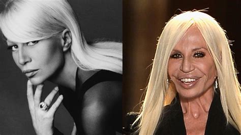 versace faces|donatella versace without plastic surgery.